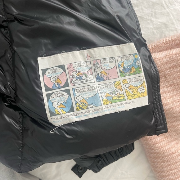 Moncler Shiny Black Down Jacket - Picture 4 of 11